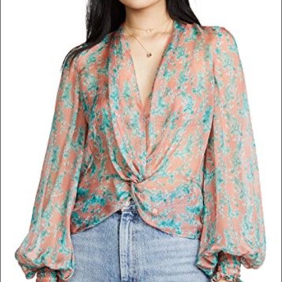 🌴 Caroline Constas Blouse - Size Small - Picture 2 of 12